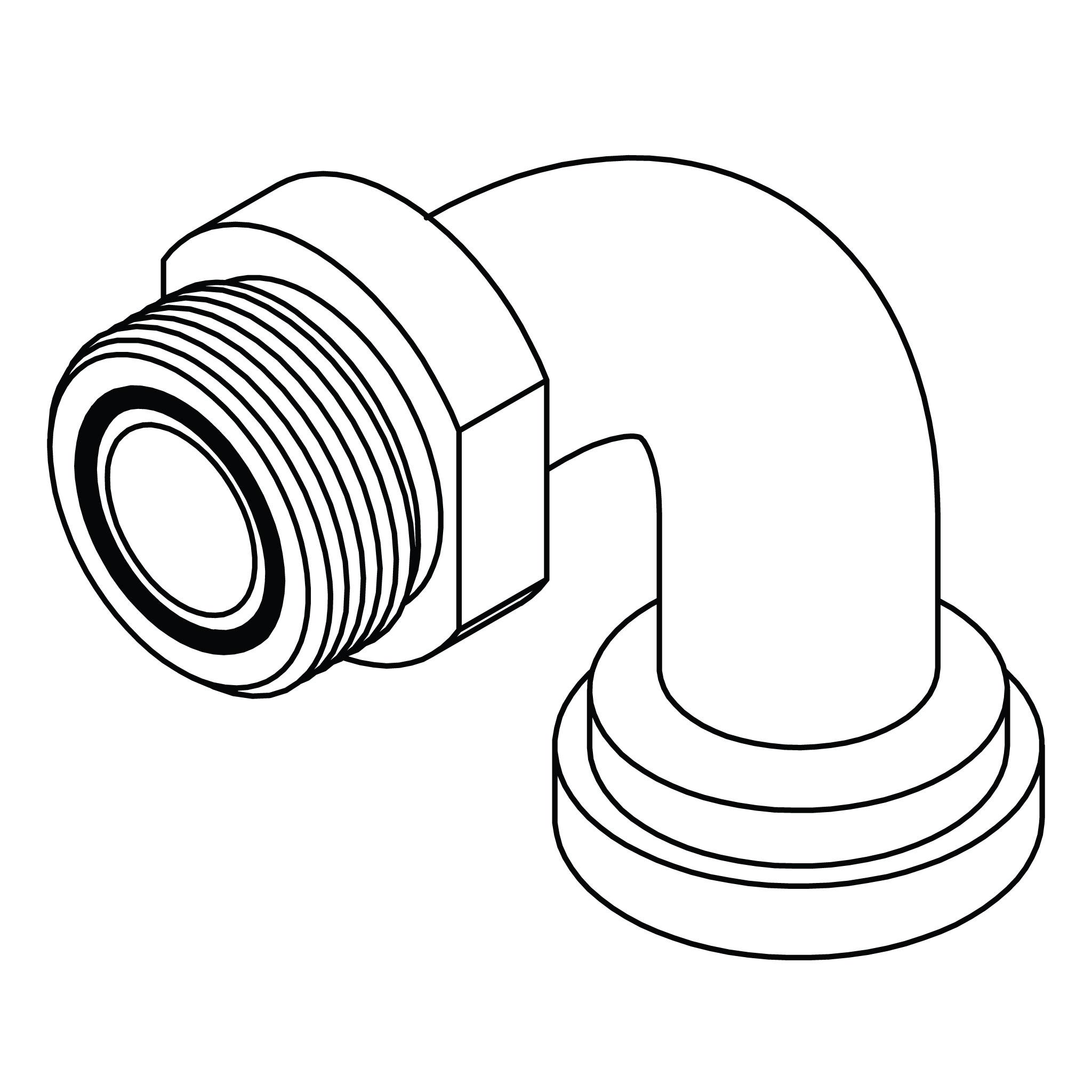 ORFS to No Braze Flange 90&deg; - Code 61