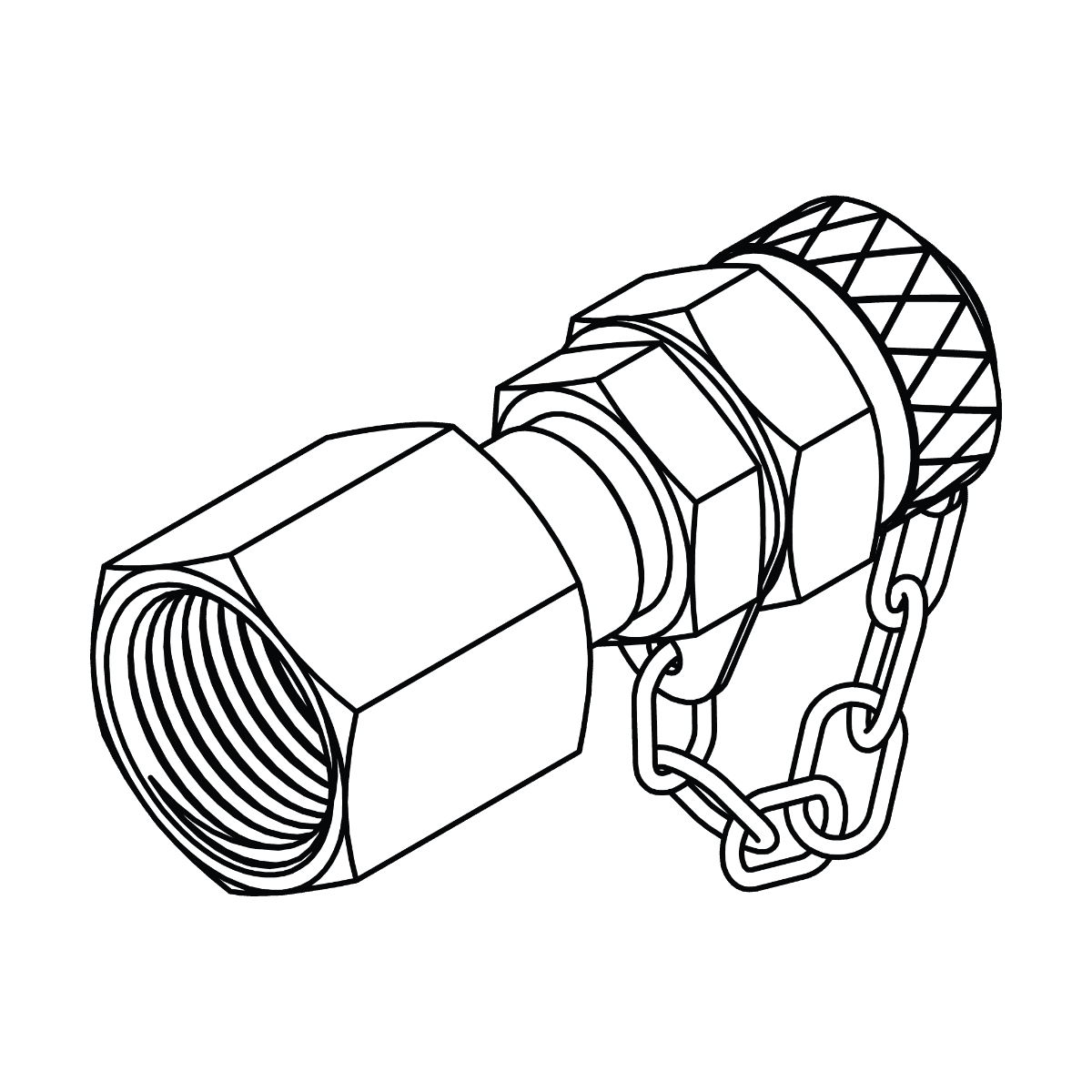Test Point - JIC Swivel to Test Point