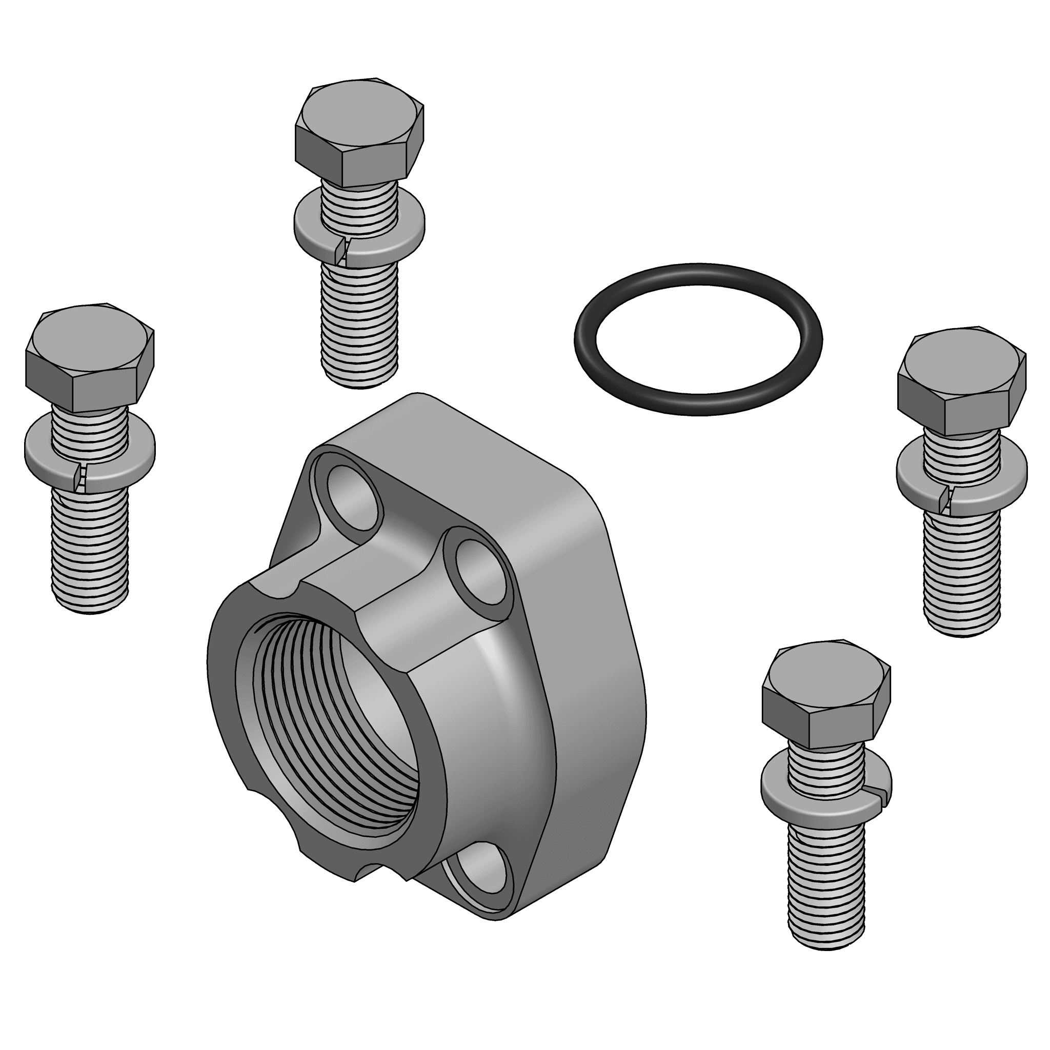 Pipe Flange Pad Kit - Code 62