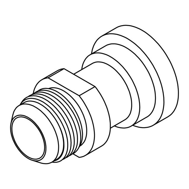 JIC to No Braze Flange - Code 62