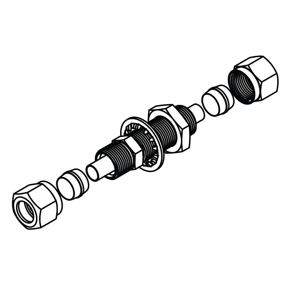 Tube Bulkhead Union