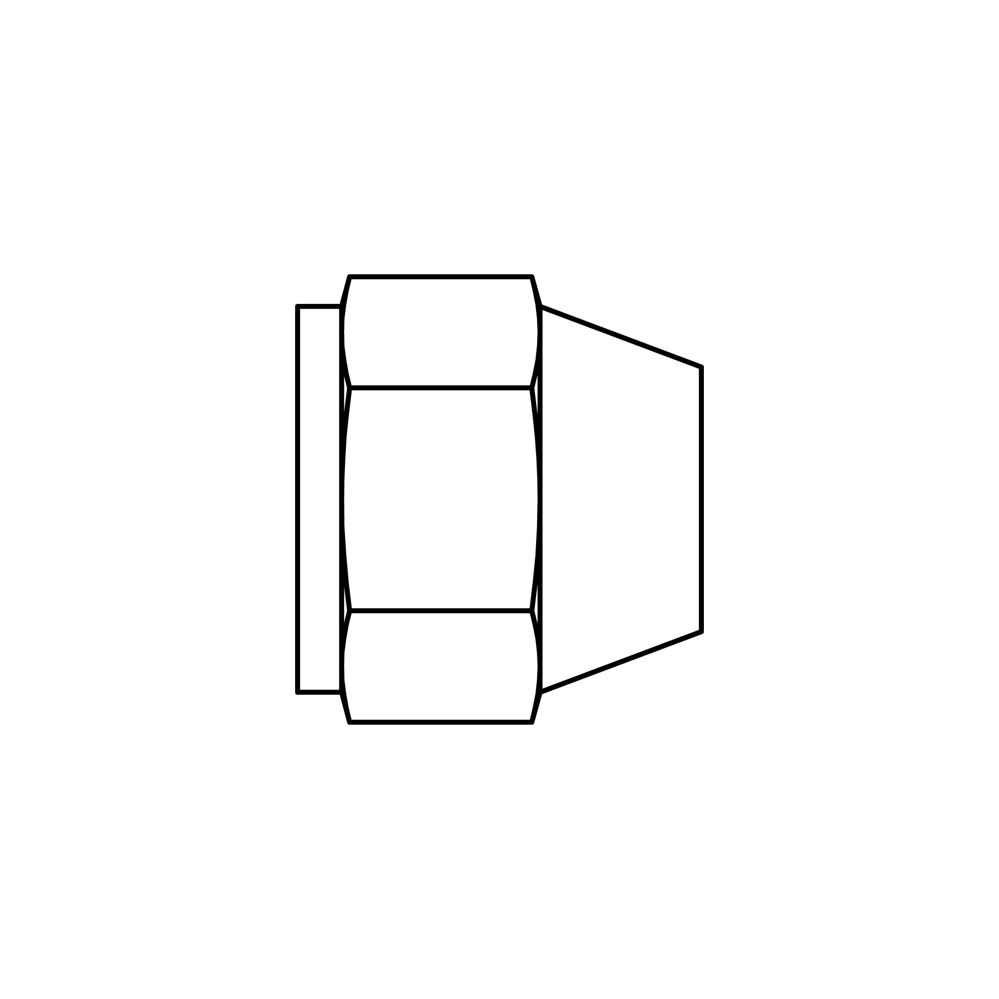 JIC Short Tube Nut