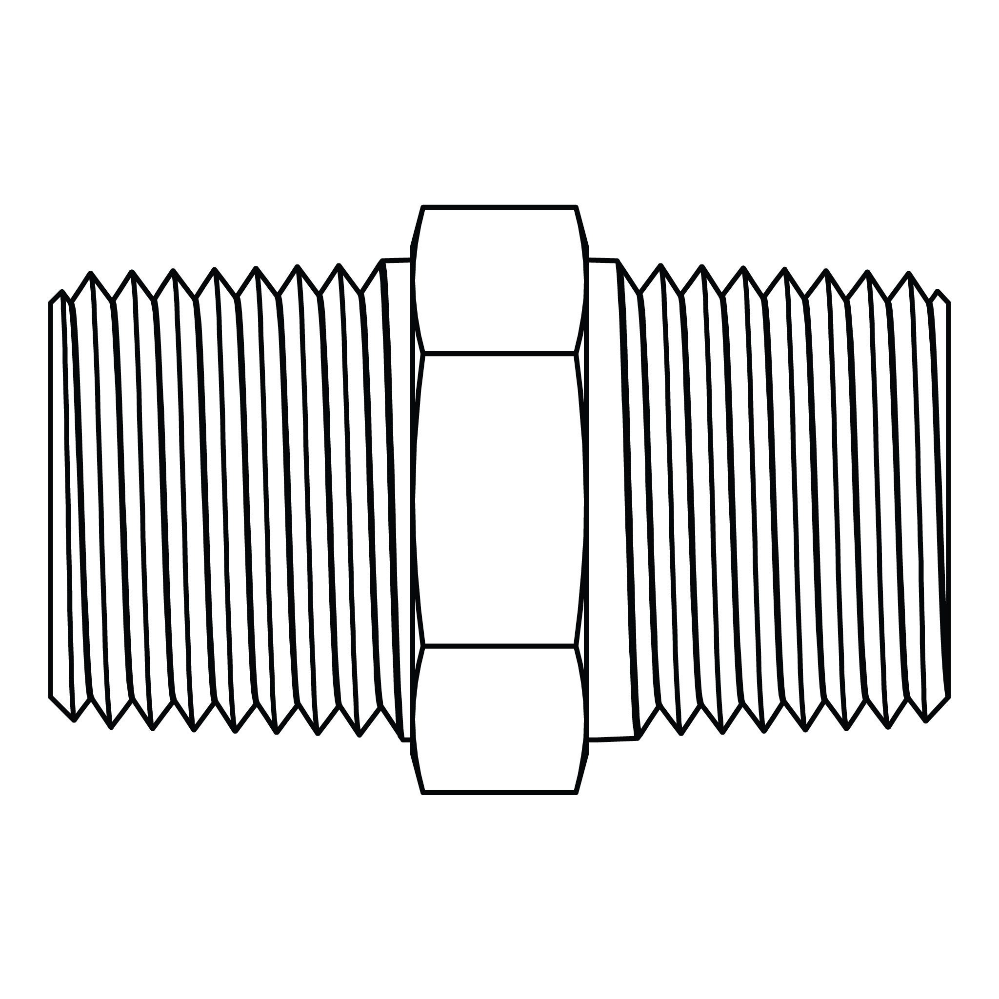 Hex Pipe Nipple