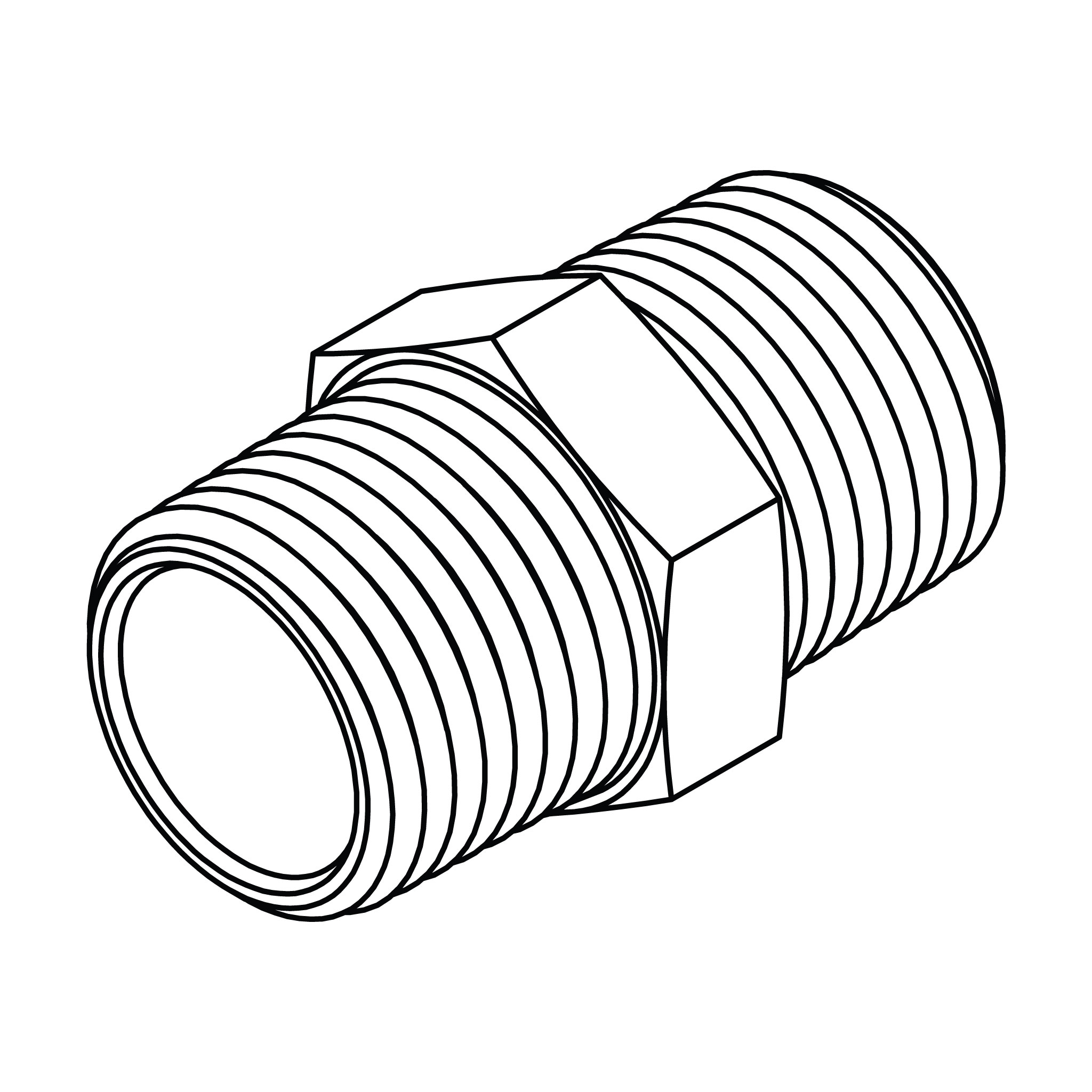 Hex Pipe Nipple