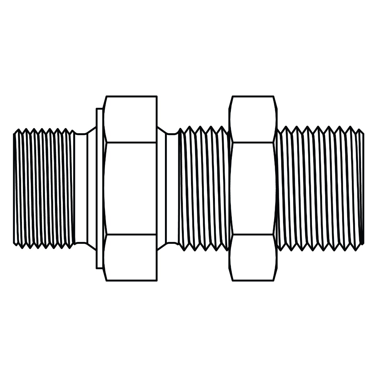 BSPP Bulkhead Union