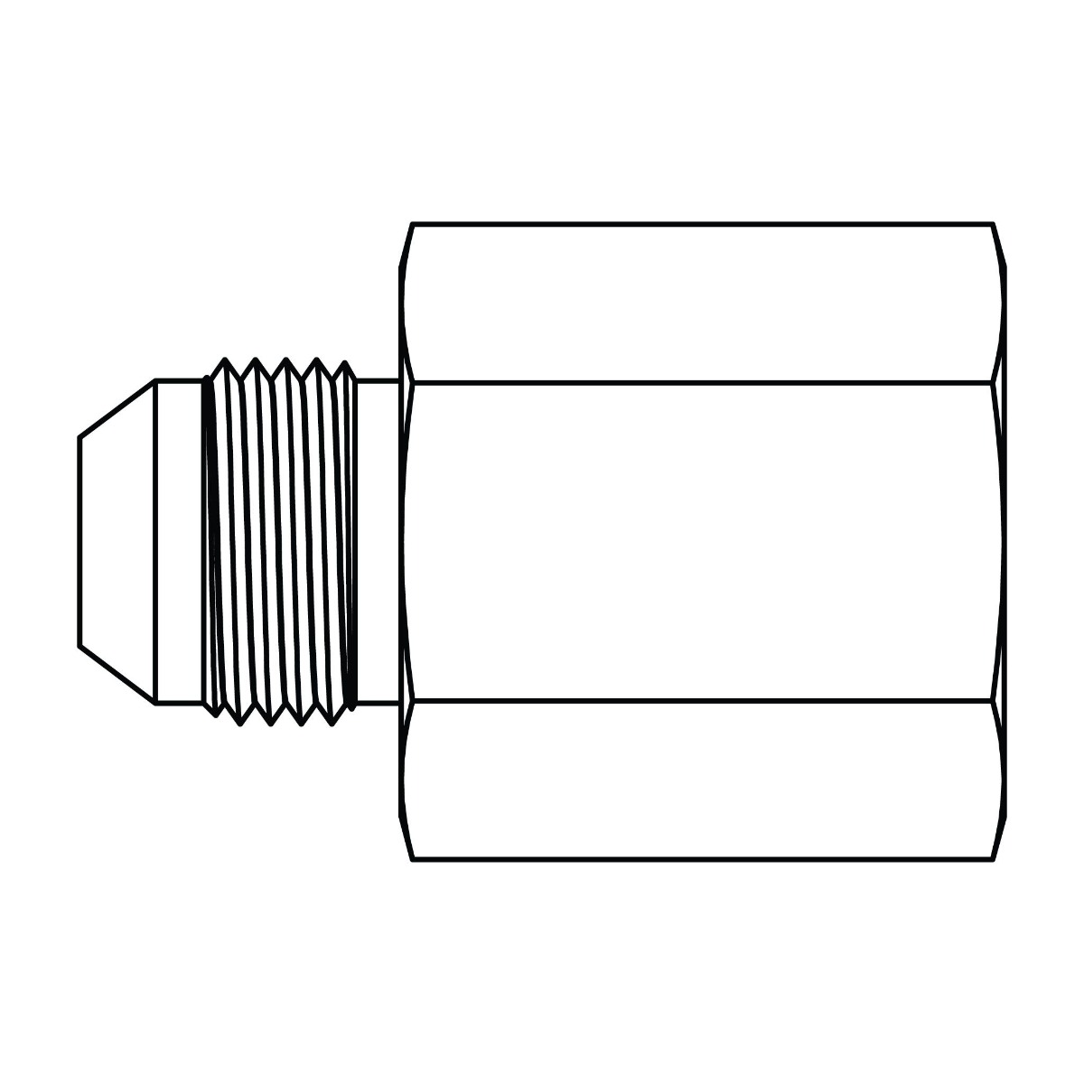 JIC - JIS Solid (30° Seat BSPP Thread)