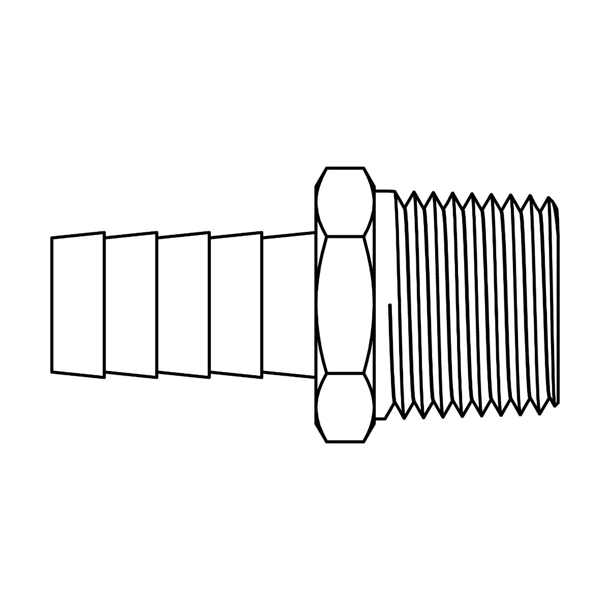Hose Barb to Pipe