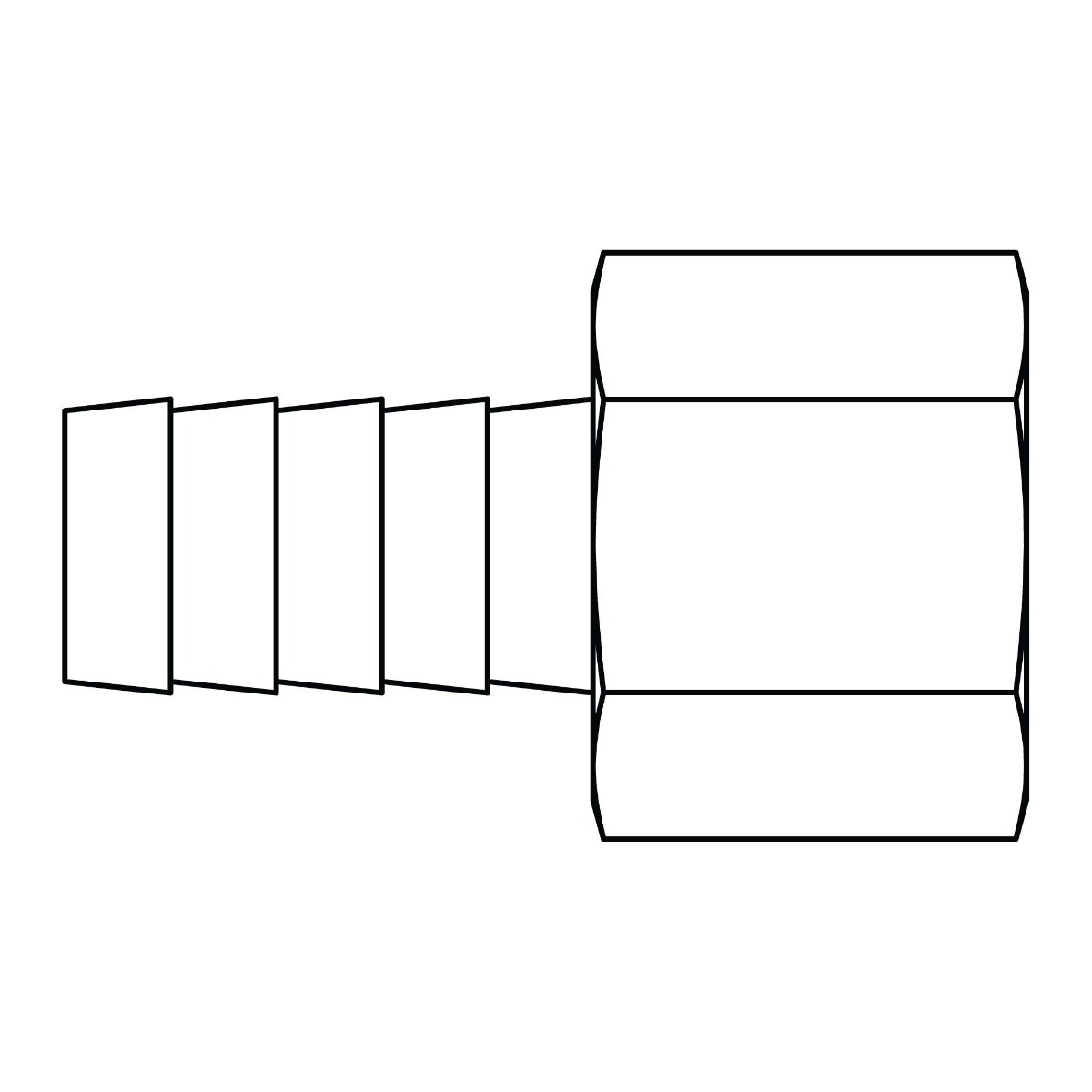 Hose Barb to Pipe (RIGID)