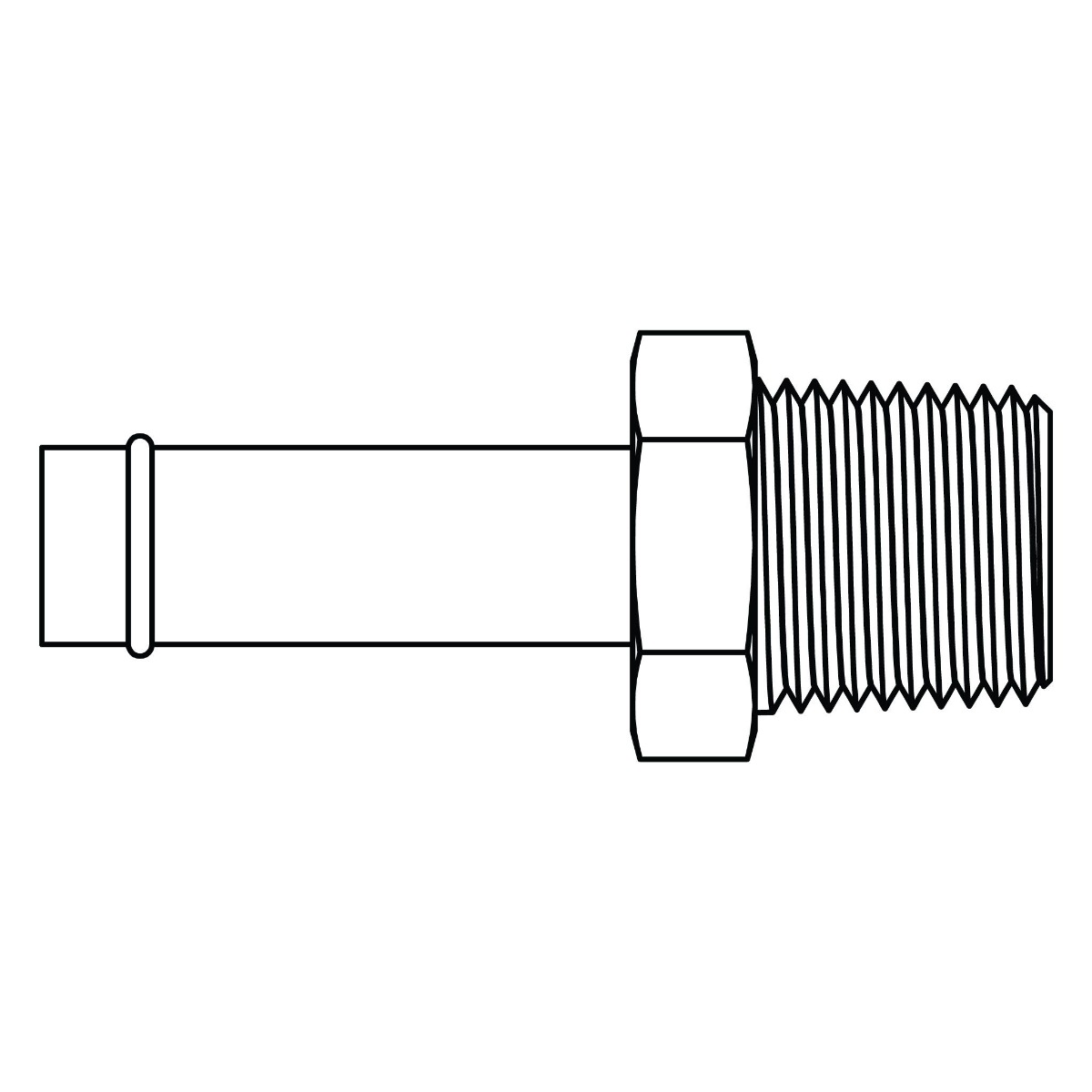 Beaded Hose to Pipe