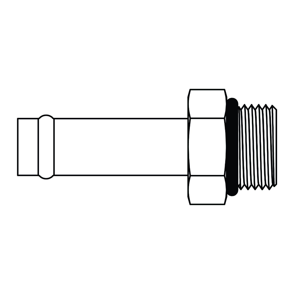 Beaded Hose to O-Ring