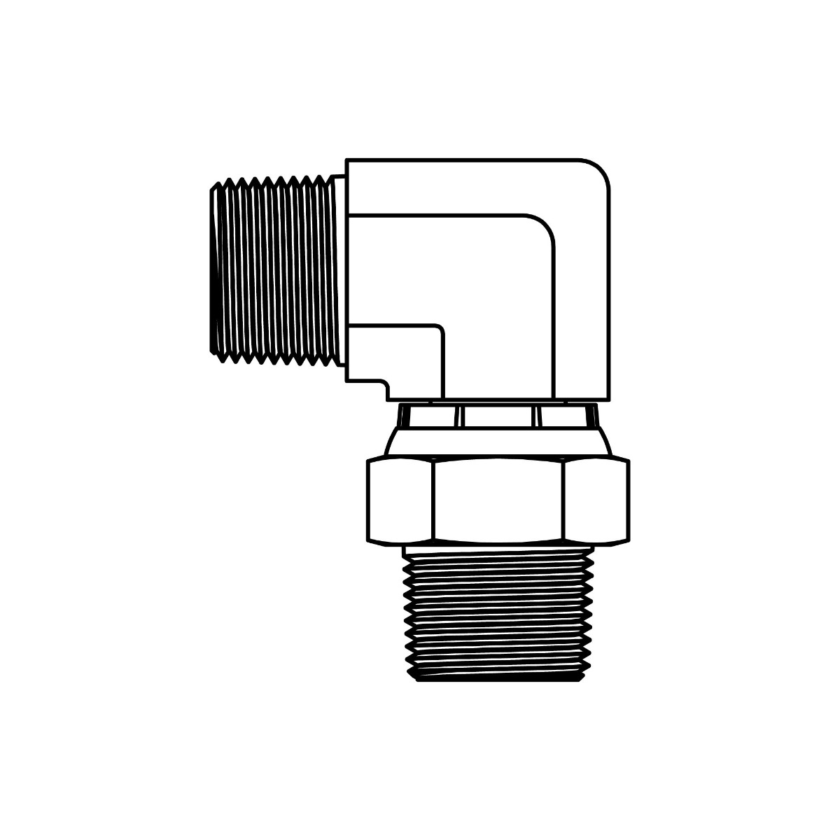 Pipe Swivel Elbow 90°