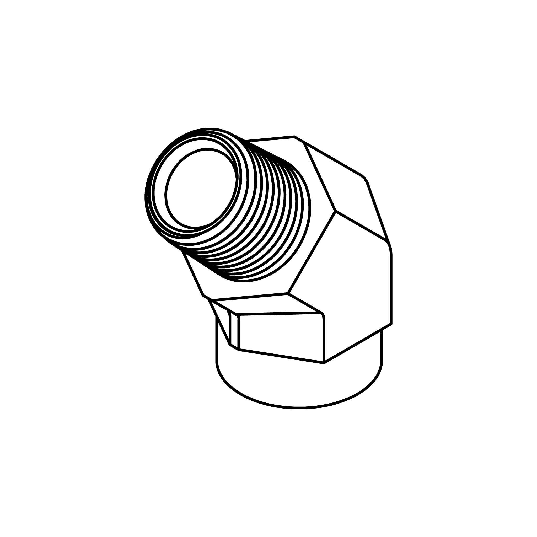 Street Pipe Elbow 45°