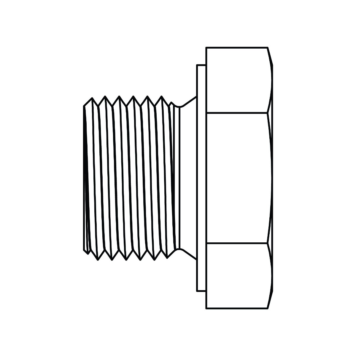 Metric Hex Head Plug