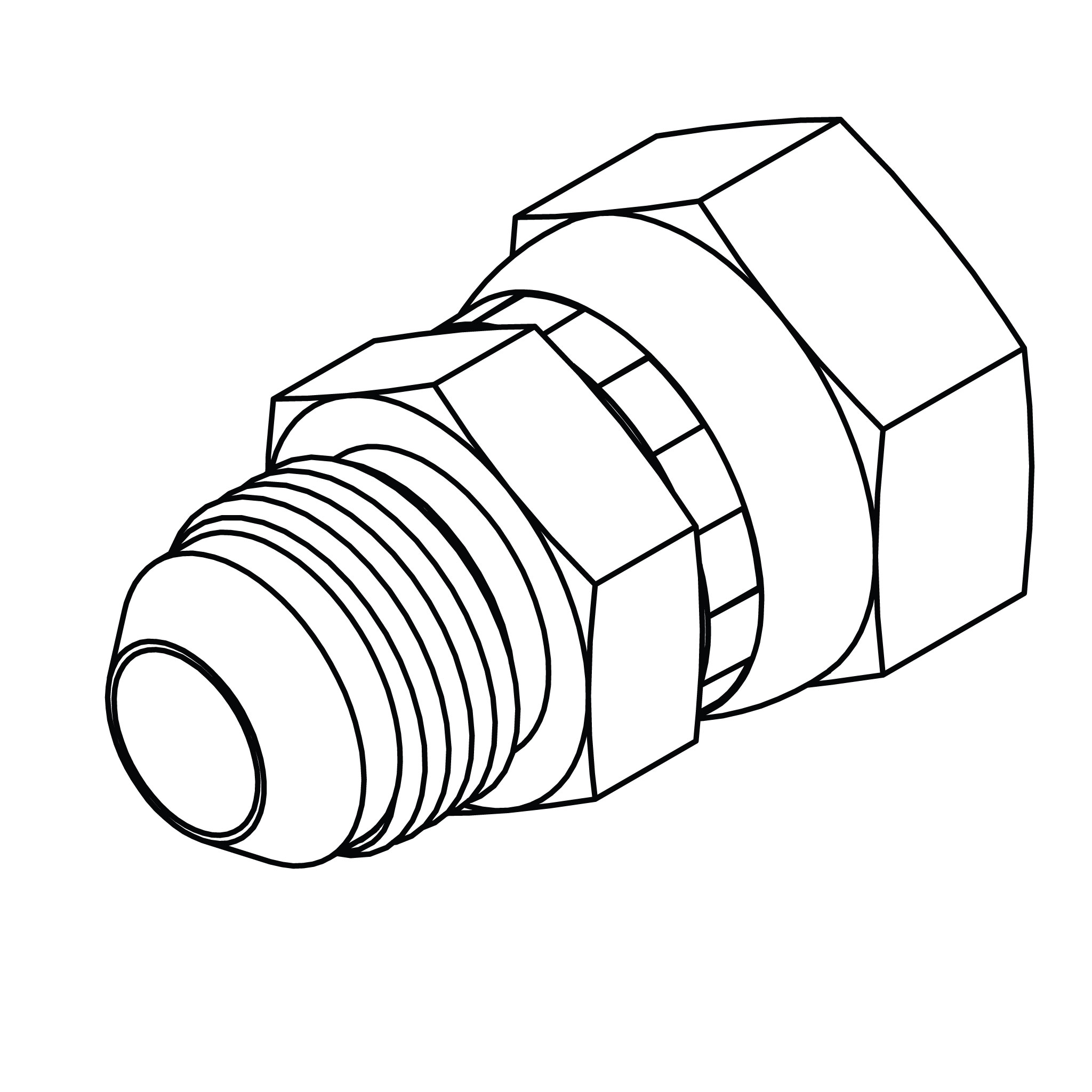 JIC to Metric Swivel