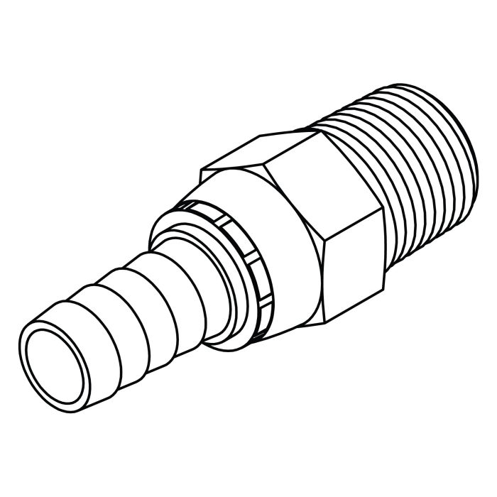 Hose Barb to Pipe Swivel