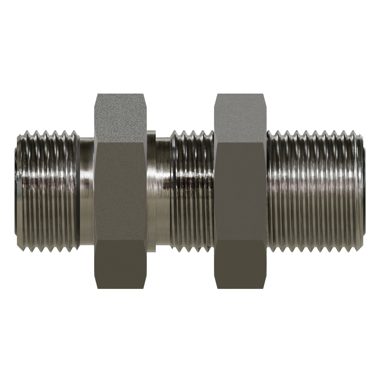 ORFS Bulkhead Union with Locknut