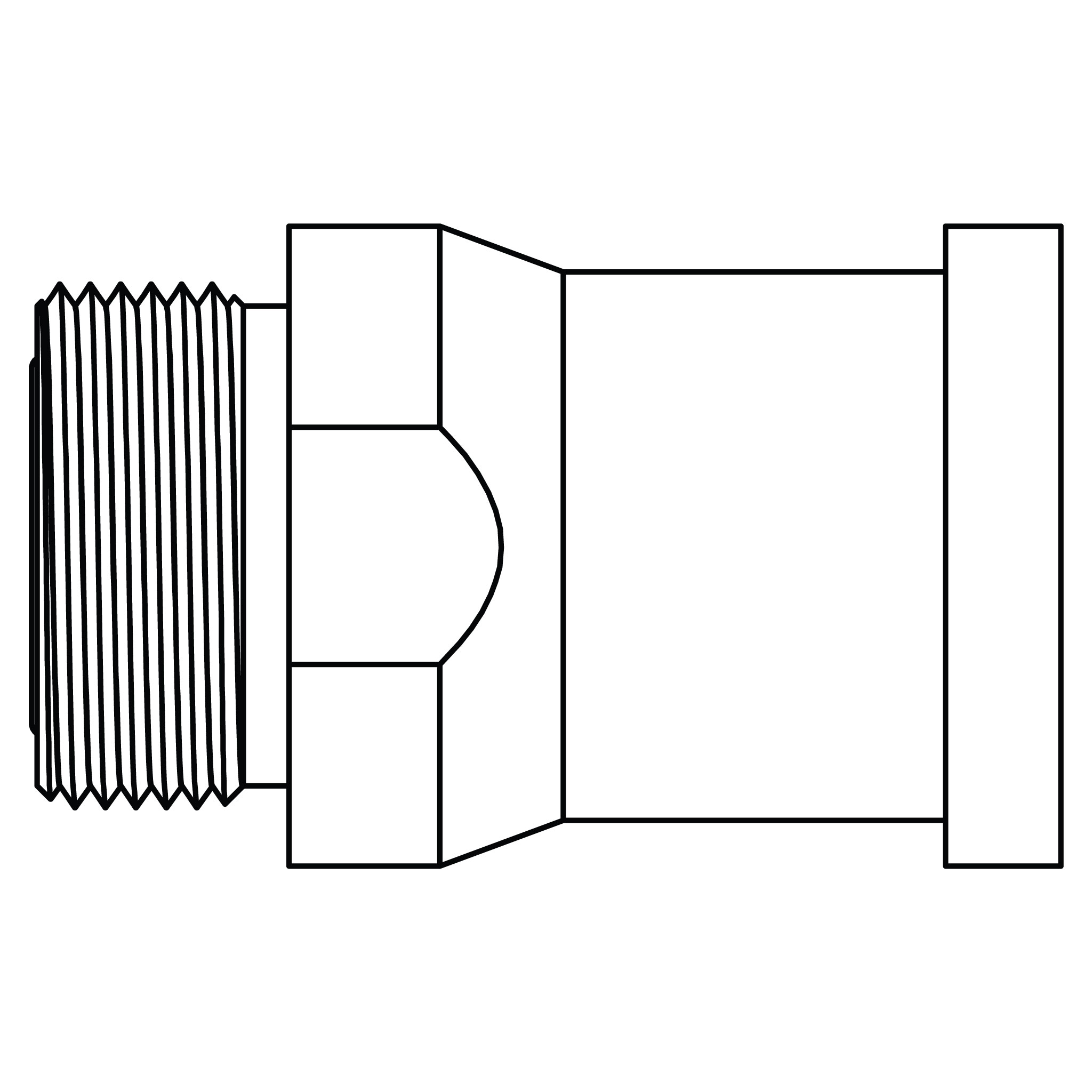 ORFS to Flange - Code 61