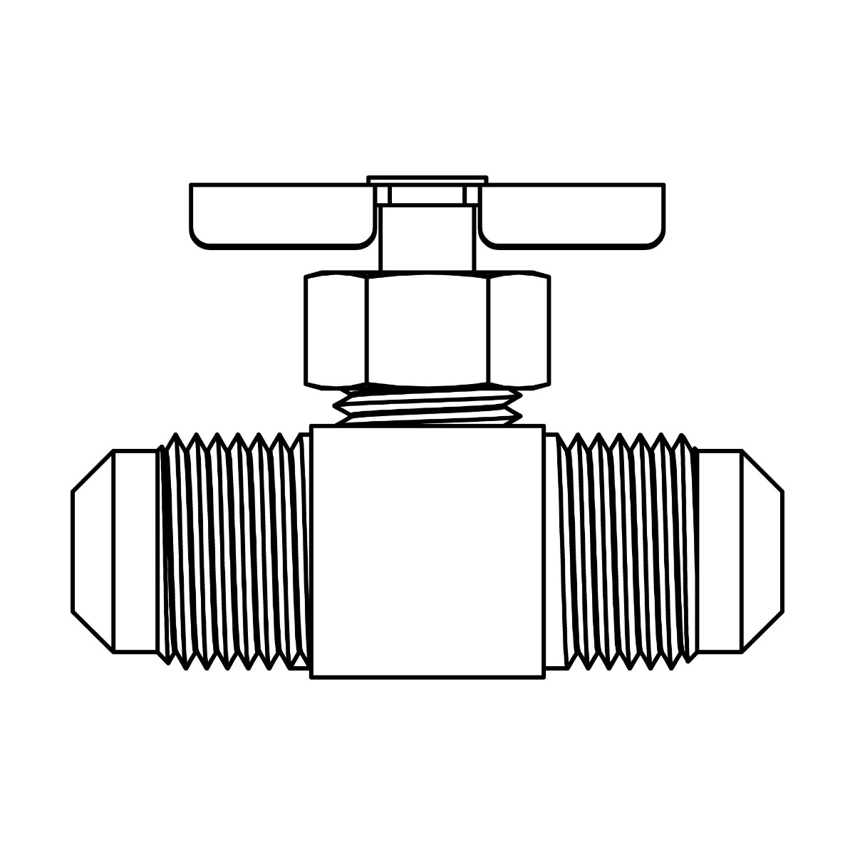 SAE 45° Union